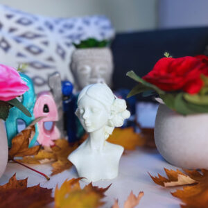 Lady with Flower in Hair