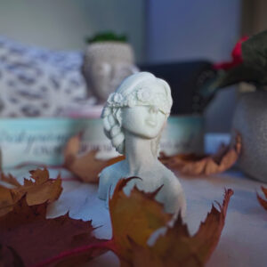 Lady with Flower Blindfold